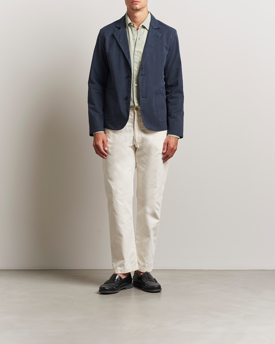 Herre | Blazere & jakker | A Day's March | Mace Unconstructed Blazer Navy
