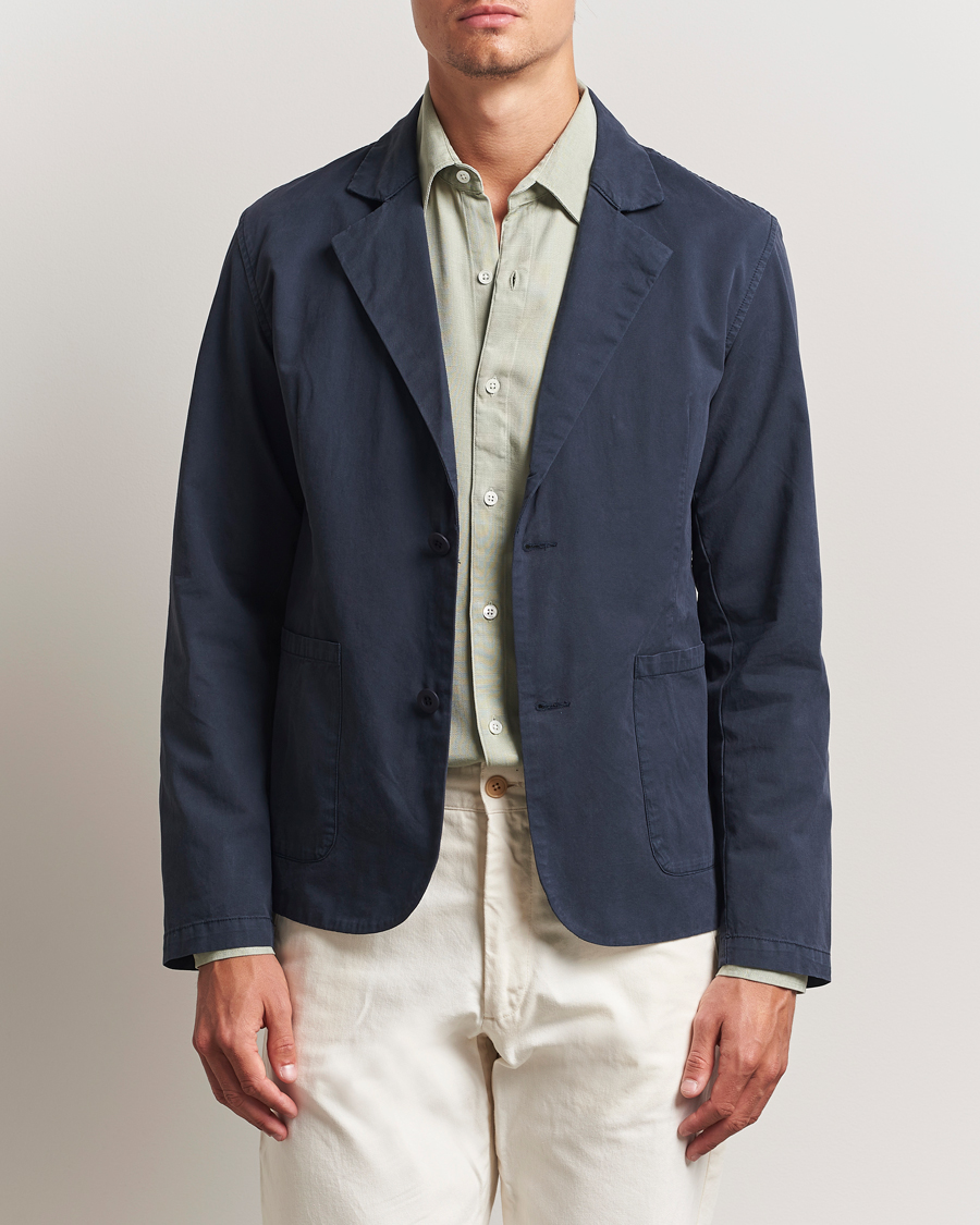 Herre | Blazere & jakker | A Day's March | Mace Unconstructed Blazer Navy