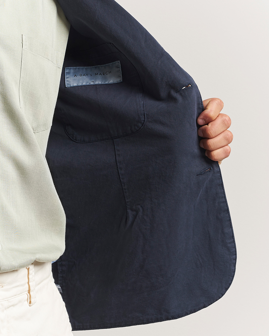 Herre | Blazere & jakker | A Day's March | Mace Unconstructed Blazer Navy