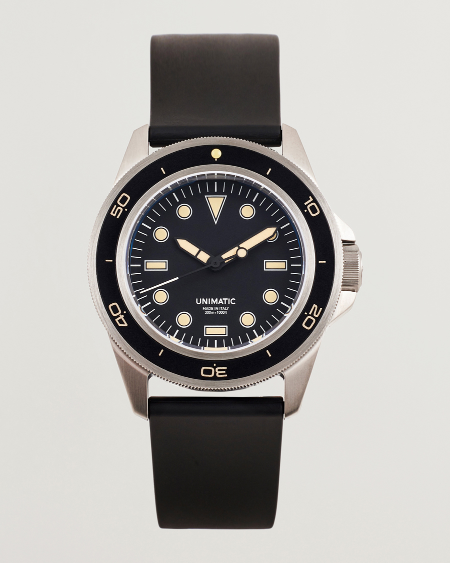 Herre | UNIMATIC U1 Heritage Diver Black | UNIMATIC | U1 Heritage Diver Black