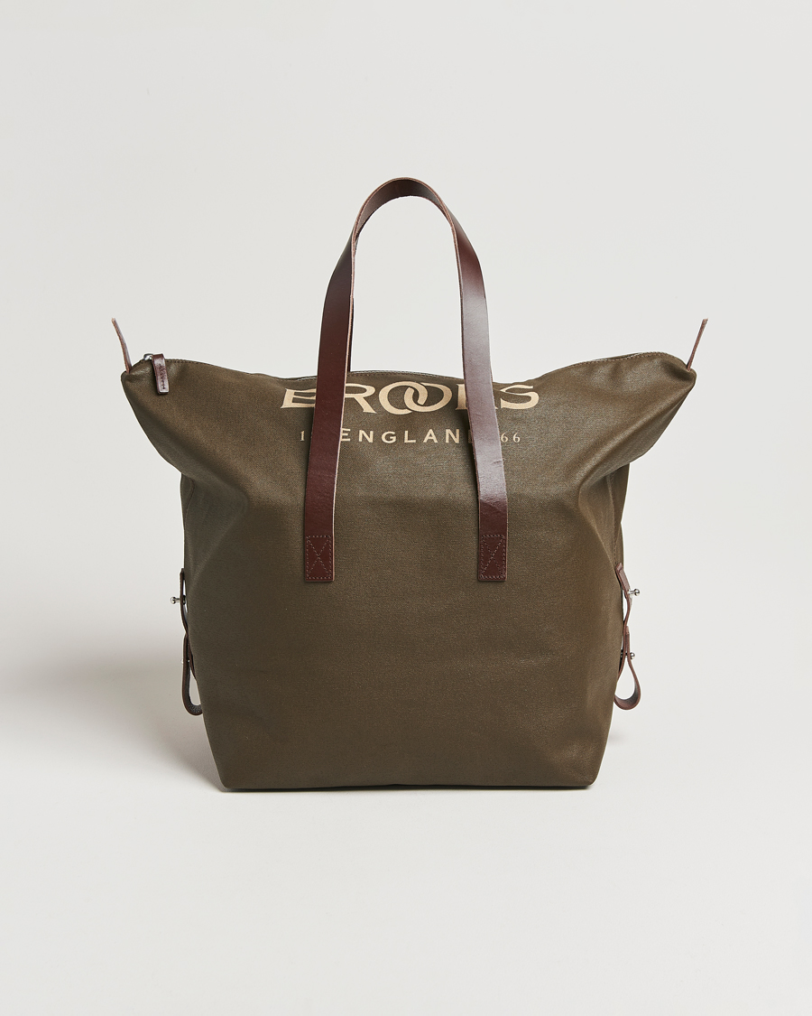 Herre | Tasker | Brooks England | Clapham Tote Bag Moss