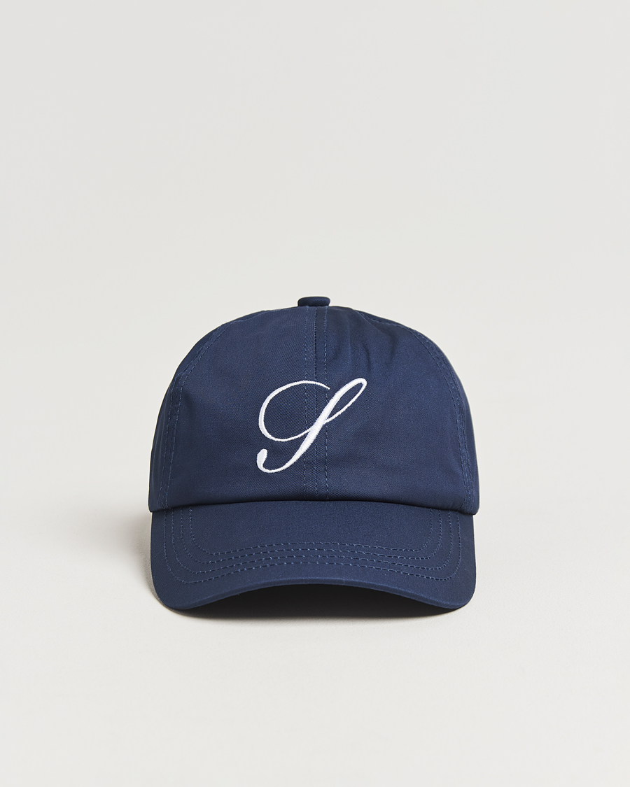 Herre | Tilbehør | Stenströms | Cotton Logo Cap Navy