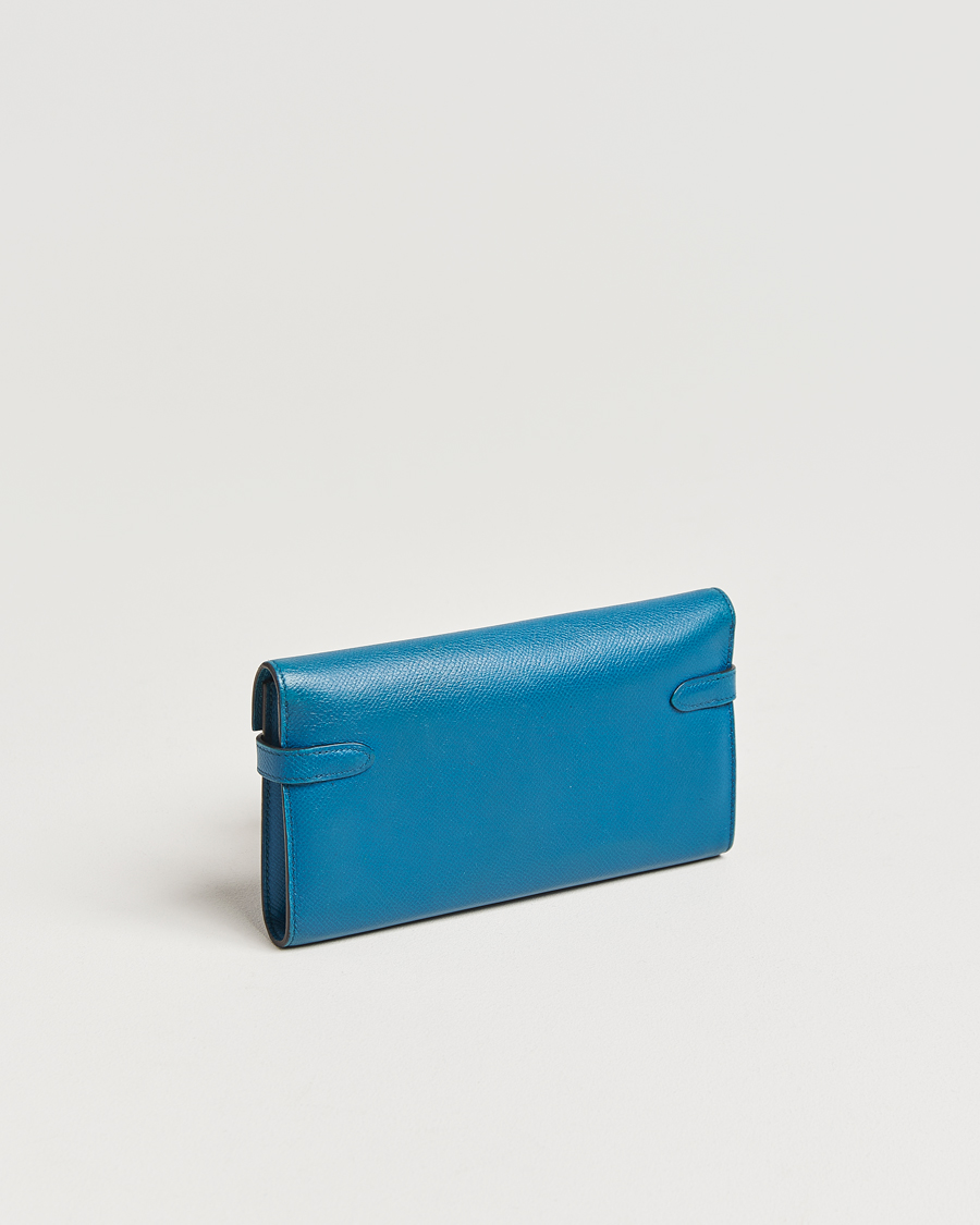 Herre | Gifts for Her | Hermès Pre-Owned | Kelly Wallet Epsom Leather Blue