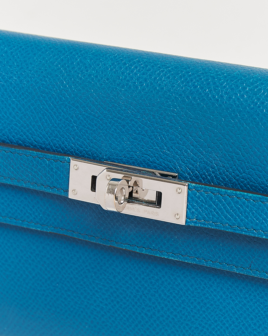Herre | Gifts for Her | Hermès Pre-Owned | Kelly Wallet Epsom Leather Blue