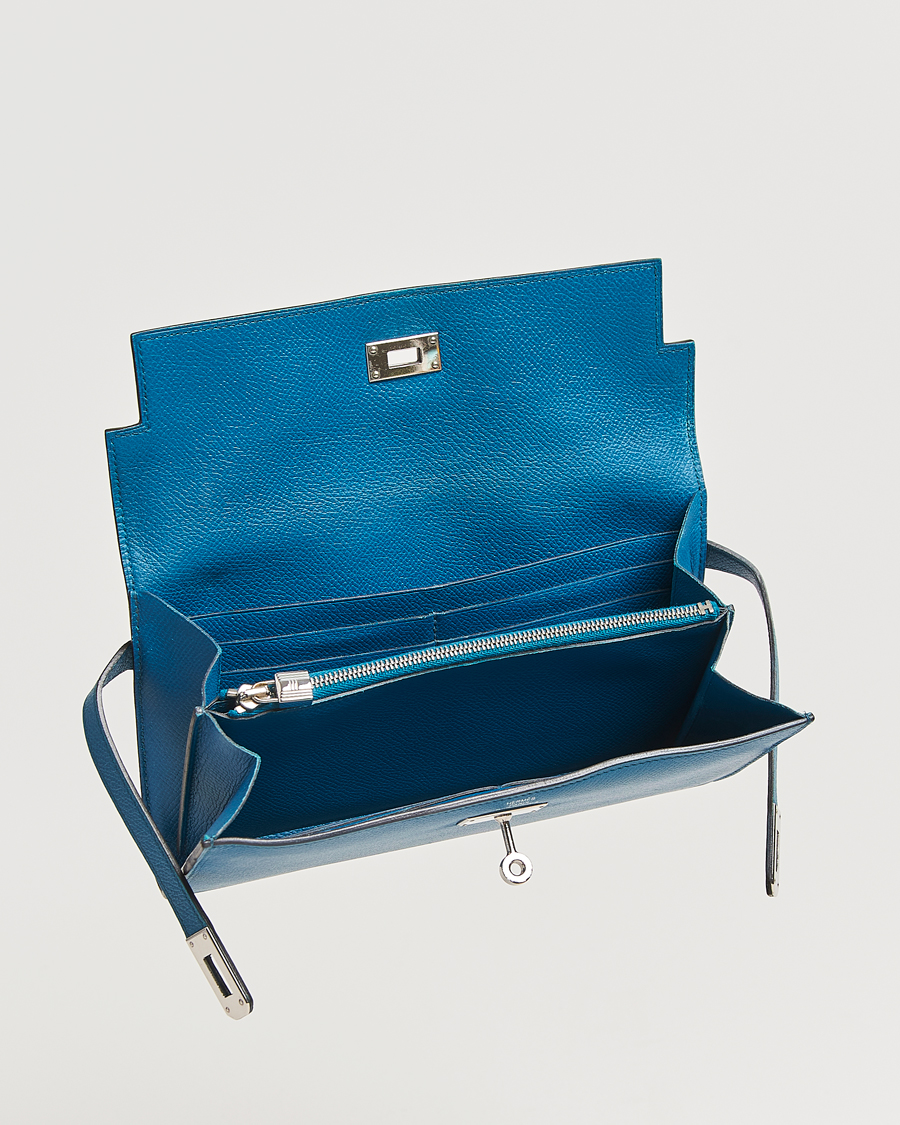 Herre | Gifts for Her | Hermès Pre-Owned | Kelly Wallet Epsom Leather Blue