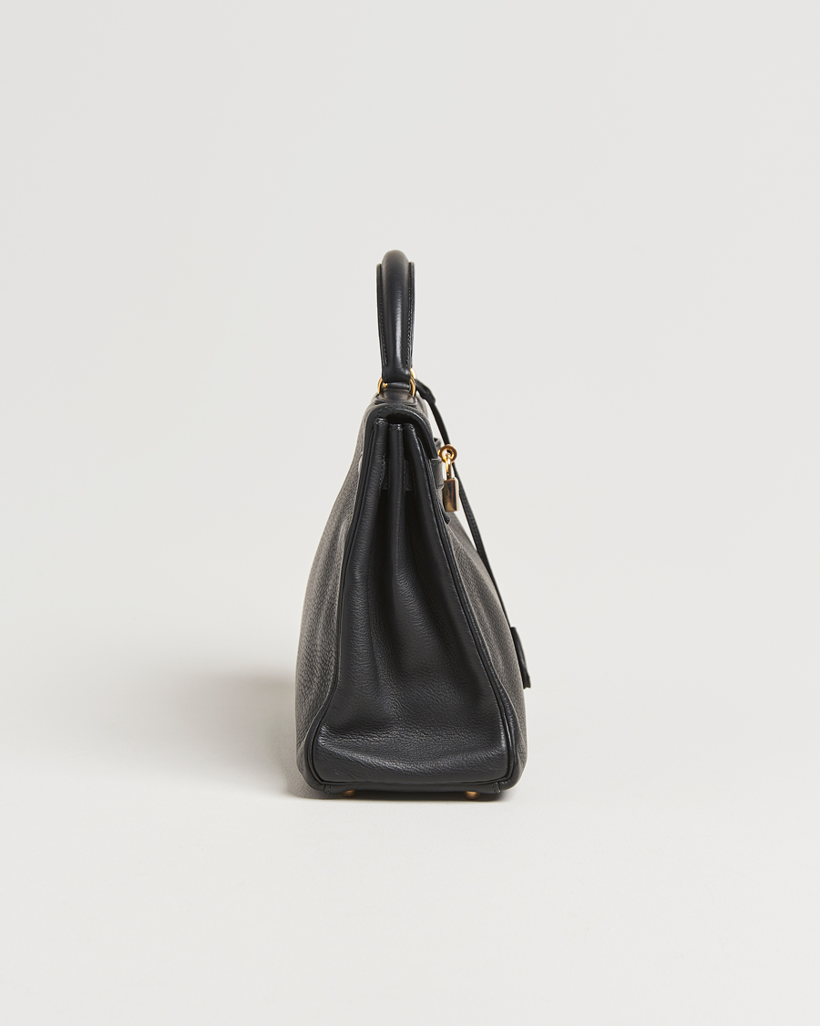 Herre | Pre-Owned & Vintage Bags | Hermès Pre-Owned | Kelly 32 Handbag Taurillon Leather Black