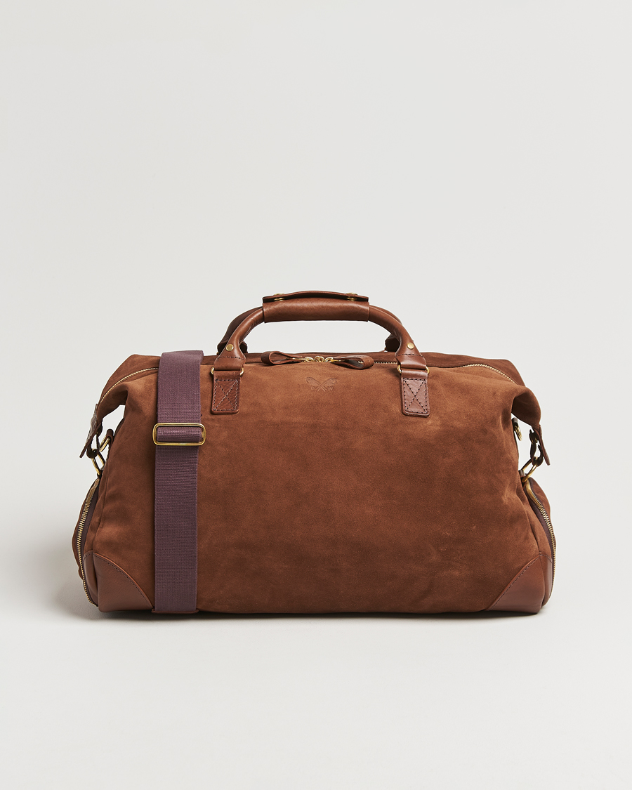 Herre | Tasker | Bennett Winch | Suede Weekender Brown