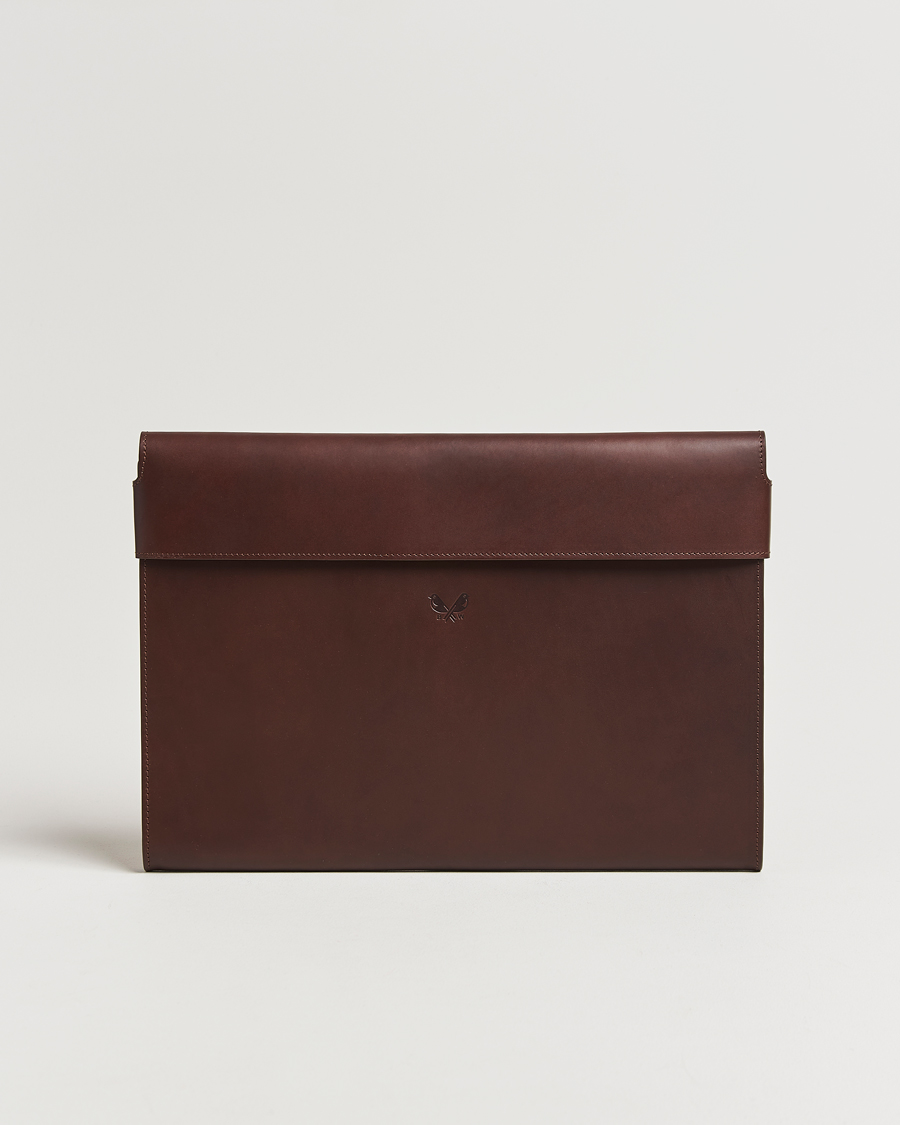 Herre | Tasker | Bennett Winch | Large Leather Folio Brown