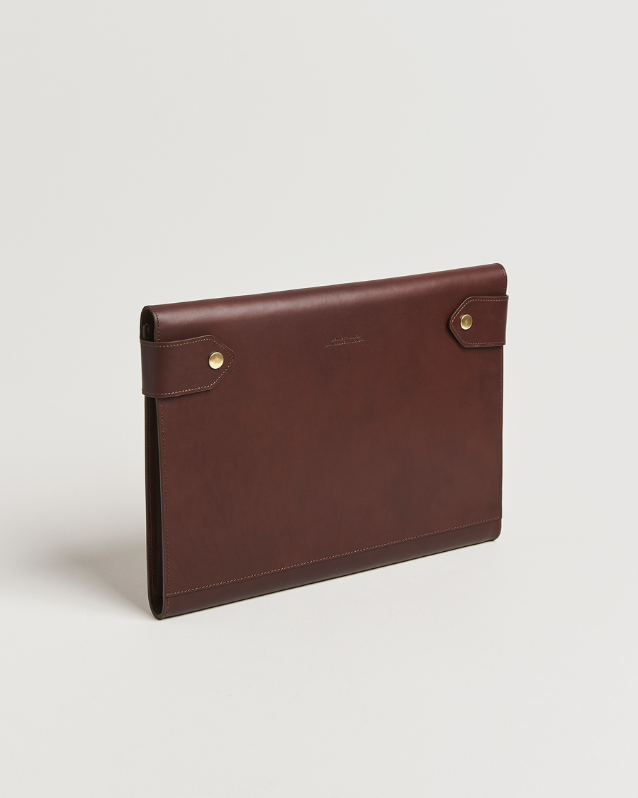 Herre | Tasker | Bennett Winch | Large Leather Folio Brown