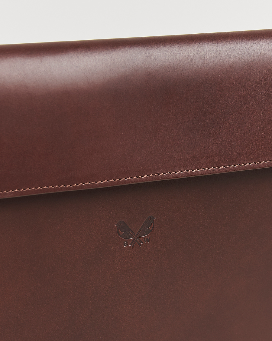 Herre | Tasker | Bennett Winch | Large Leather Folio Brown
