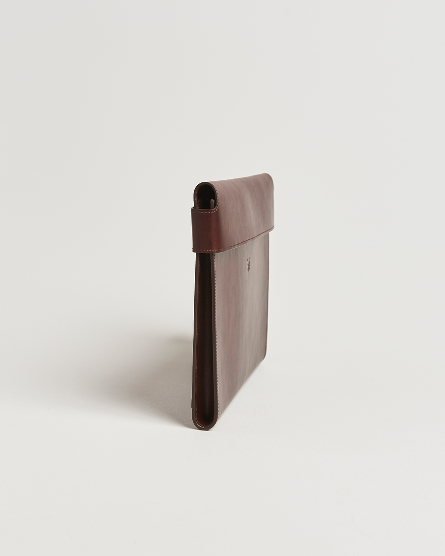 Herre | Tasker | Bennett Winch | Large Leather Folio Brown