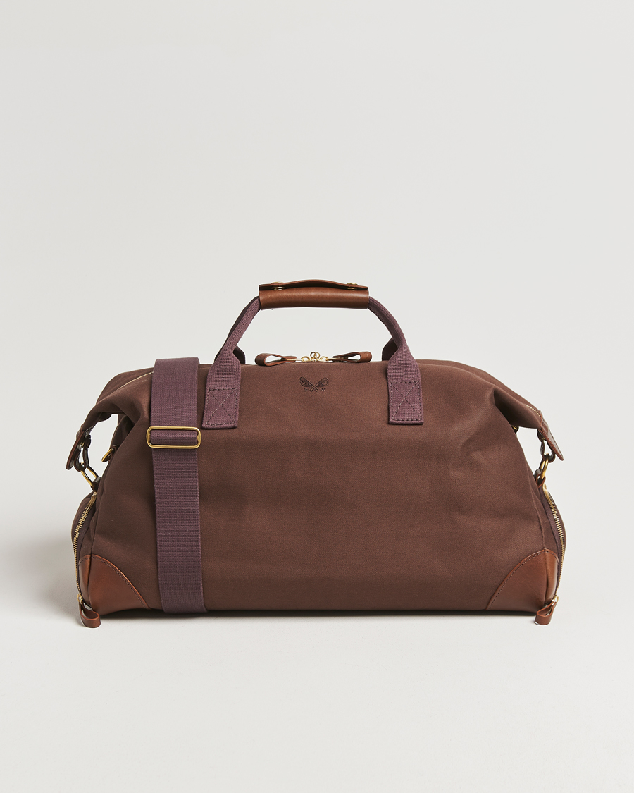 Herre | Tasker | Bennett Winch | Canvas Weekender Black Chocolate