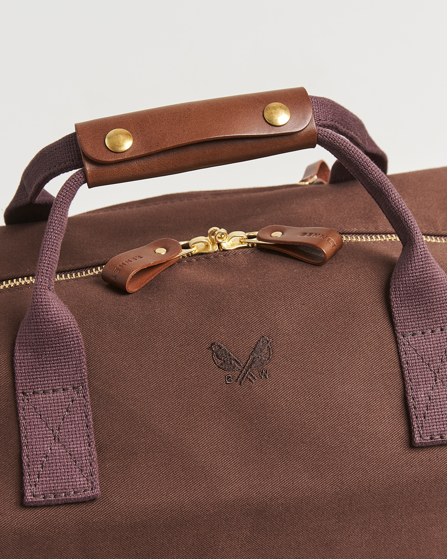 Herre | Tasker | Bennett Winch | Canvas Weekender Black Chocolate