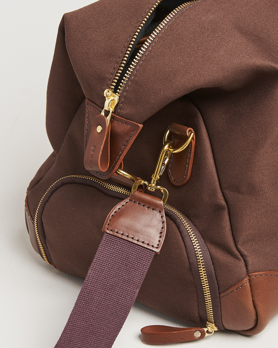 Herre | Tasker | Bennett Winch | Canvas Weekender Black Chocolate