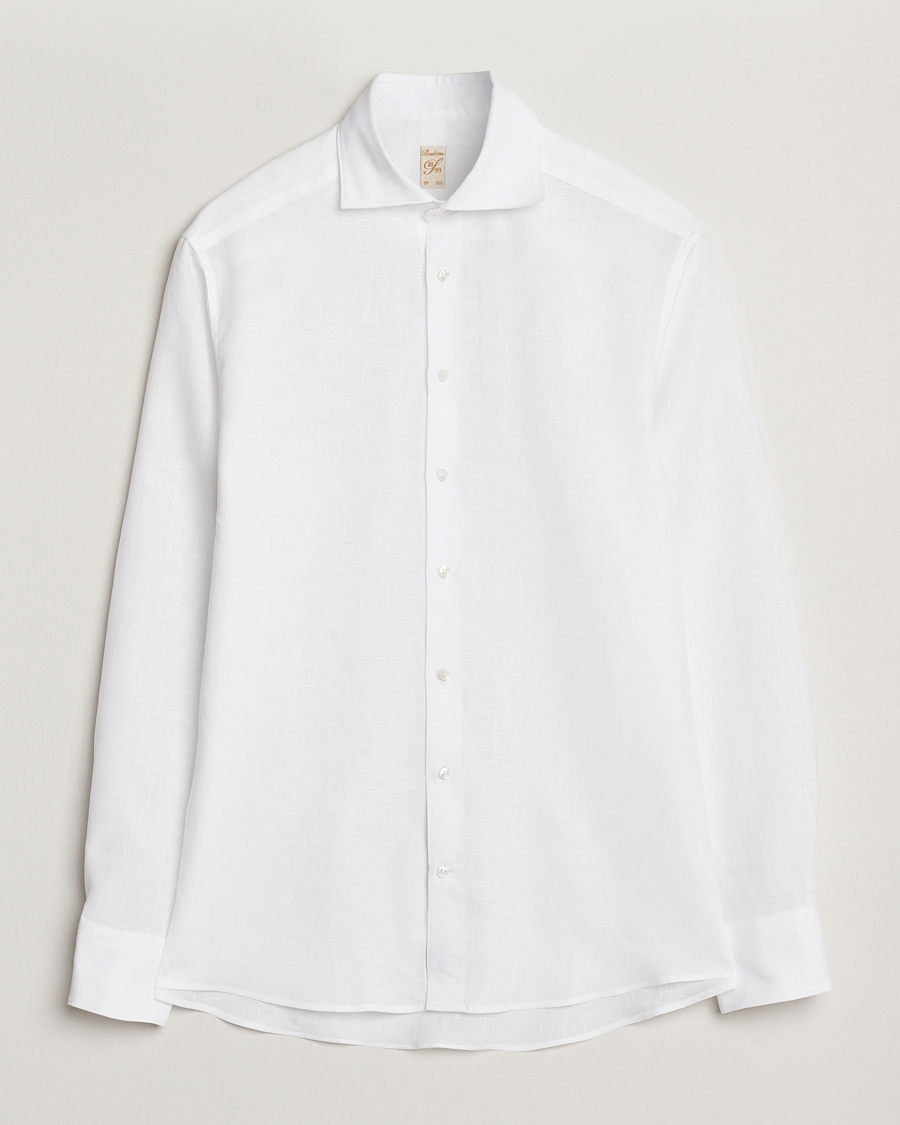 Herre | Skjorter | Stenströms | 1899 Linen Shirt White