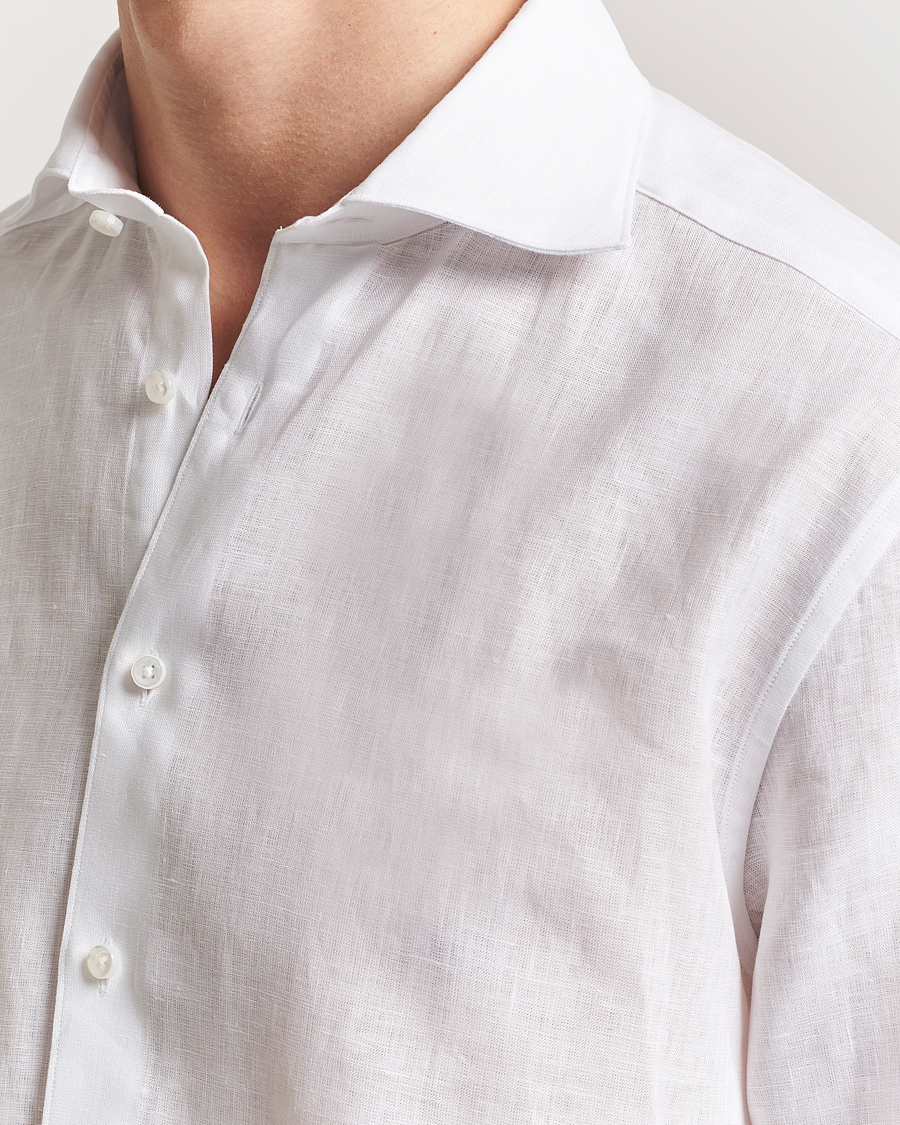 Herre | Skjorter | Stenströms | 1899 Linen Shirt White