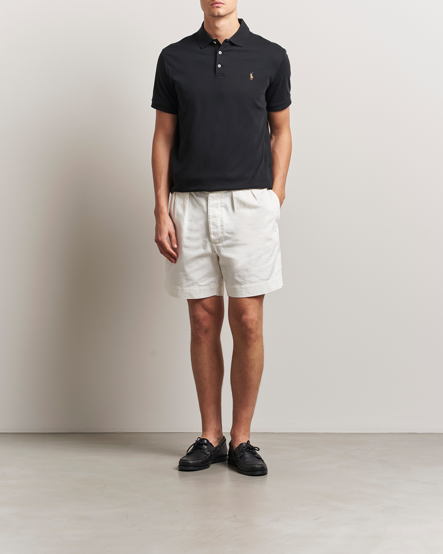 Herre | Polotrøjer | Polo Ralph Lauren | Custom Slim Fit Cotton Polo Polo Black