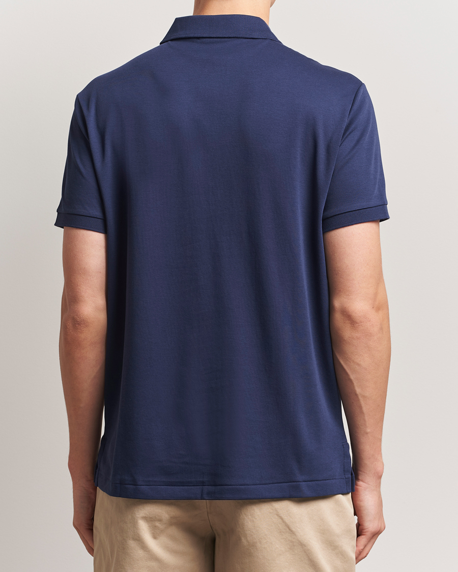 Herre | Polotrøjer | Polo Ralph Lauren | Custom Slim Fit Cotton Polo Refined Navy