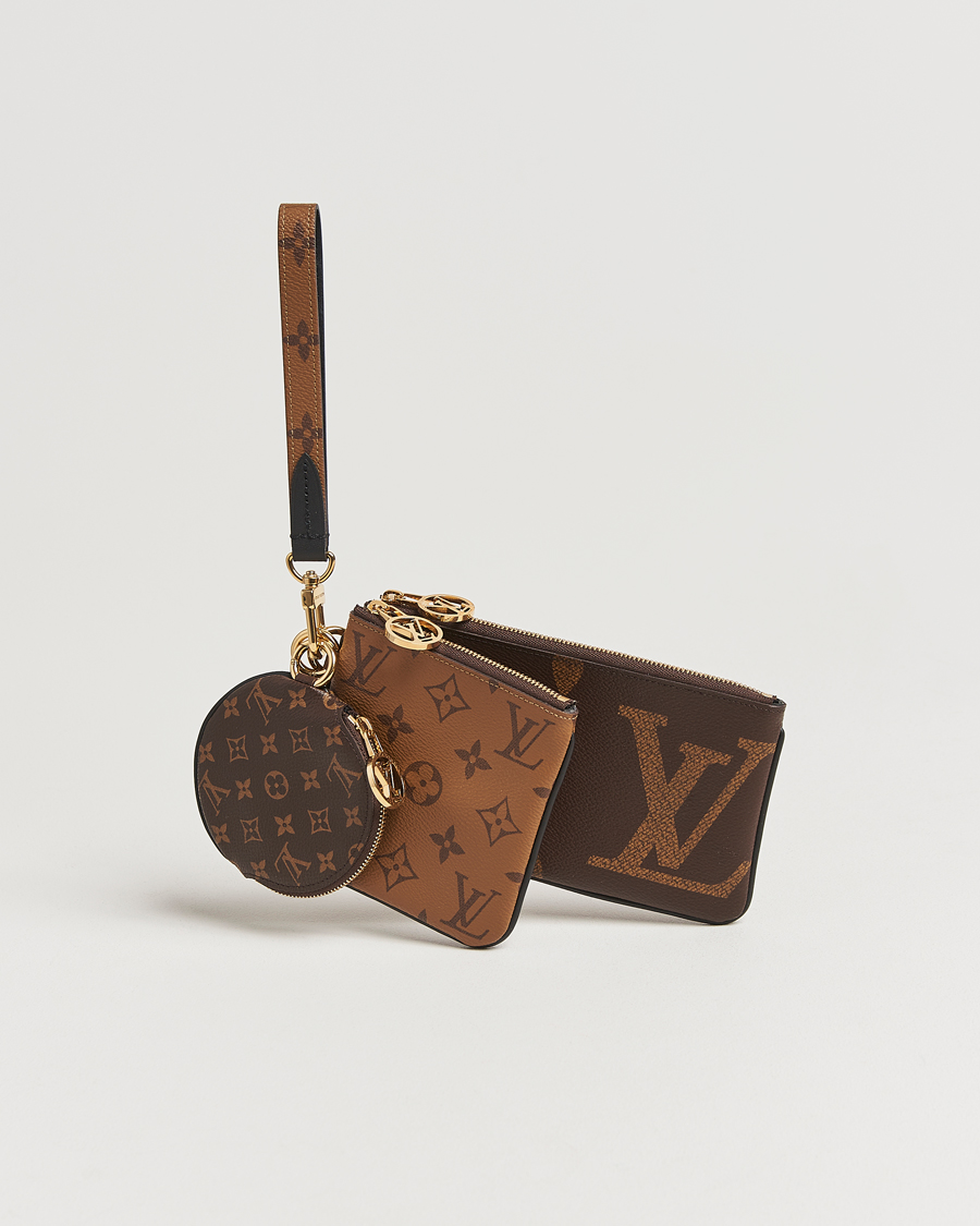 Herre | Louis Vuitton Pre-Owned Giant Trio Pouch Reverse Monogram | Louis Vuitton Pre-Owned | Giant Trio Pouch Reverse Monogram
