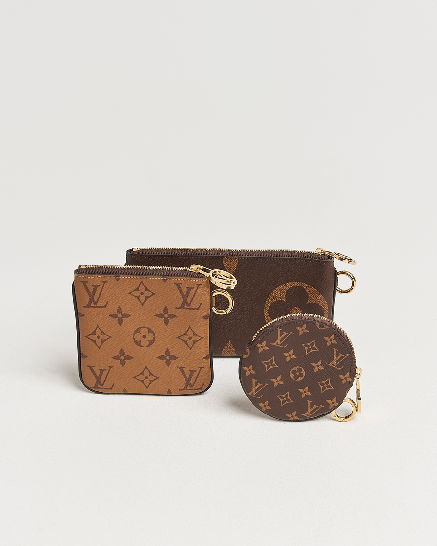 Herre | Louis Vuitton Pre-Owned Giant Trio Pouch Reverse Monogram | Louis Vuitton Pre-Owned | Giant Trio Pouch Reverse Monogram