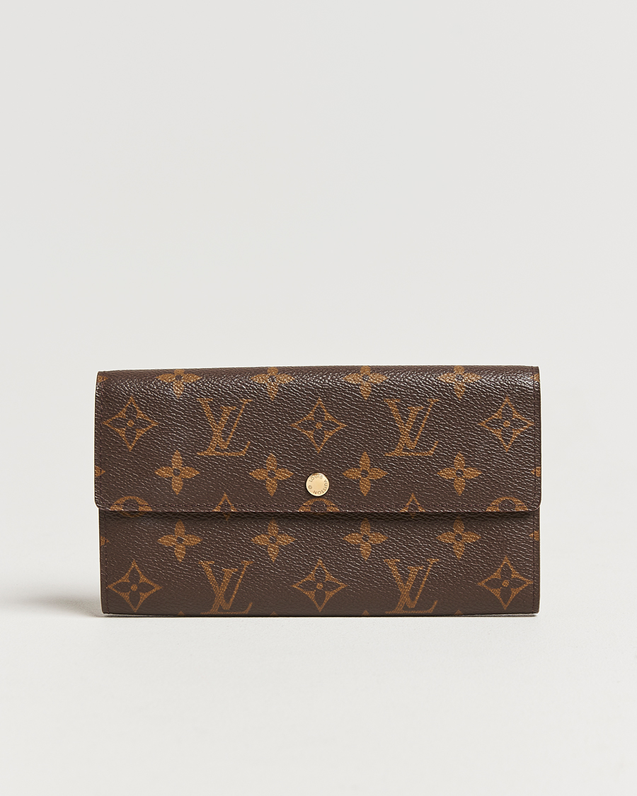 Herre | Louis Vuitton Pre-Owned Pochette Porte Monnaie Credit Wallet Monogram | Louis Vuitton Pre-Owned | Pochette Porte Monnaie Credit Wallet Monogram