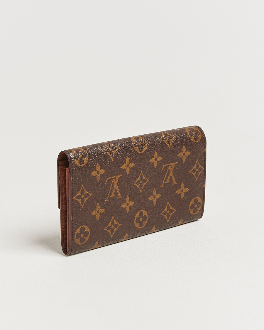 Herre | Louis Vuitton Pre-Owned Pochette Porte Monnaie Credit Wallet Monogram | Louis Vuitton Pre-Owned | Pochette Porte Monnaie Credit Wallet Monogram