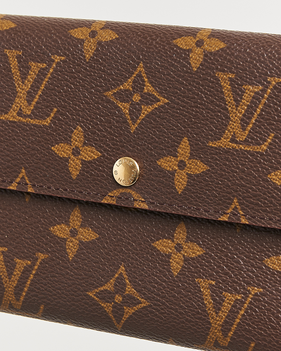 Herre | Louis Vuitton Pre-Owned Pochette Porte Monnaie Credit Wallet Monogram | Louis Vuitton Pre-Owned | Pochette Porte Monnaie Credit Wallet Monogram