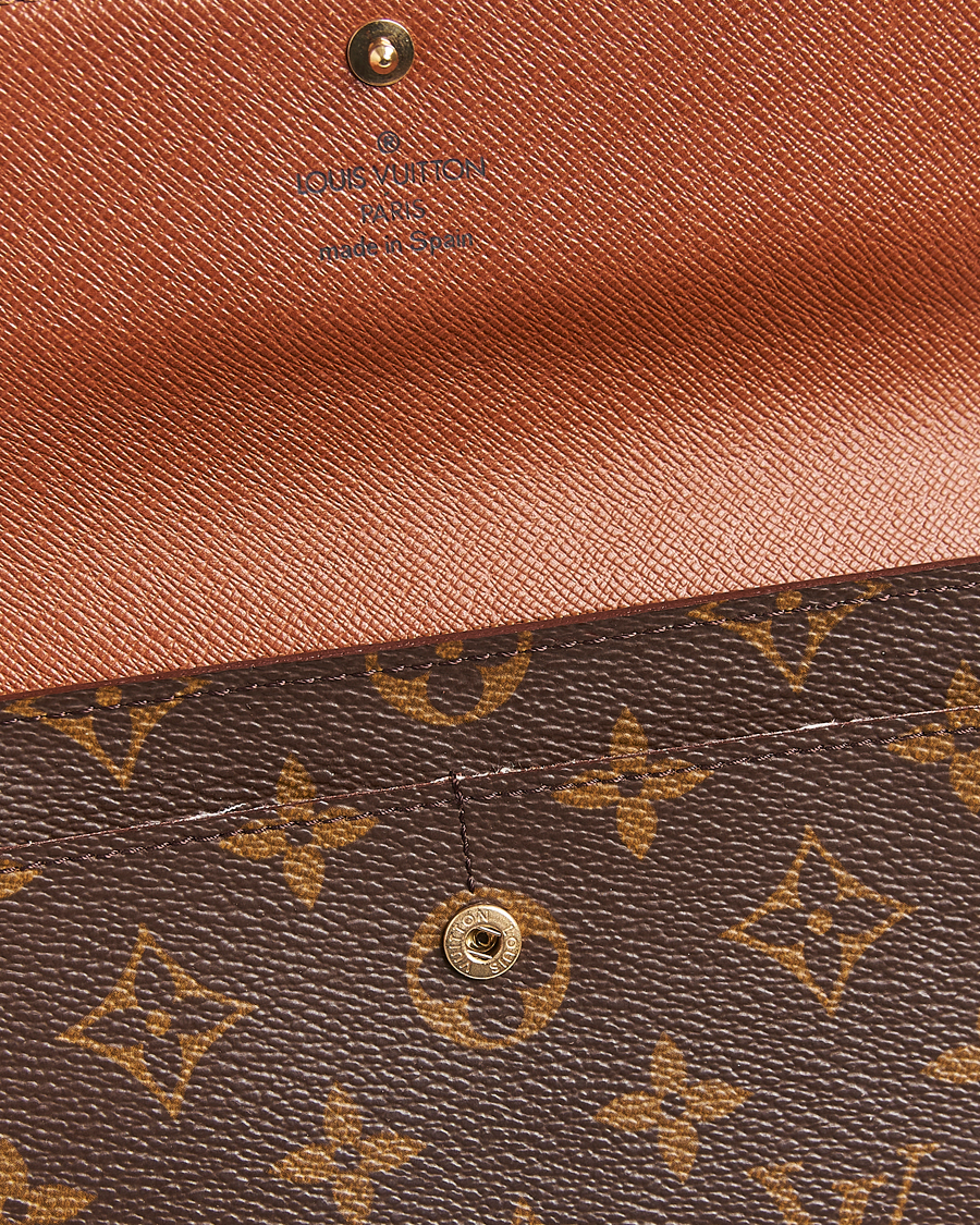 Herre | Louis Vuitton Pre-Owned Pochette Porte Monnaie Credit Wallet Monogram | Louis Vuitton Pre-Owned | Pochette Porte Monnaie Credit Wallet Monogram