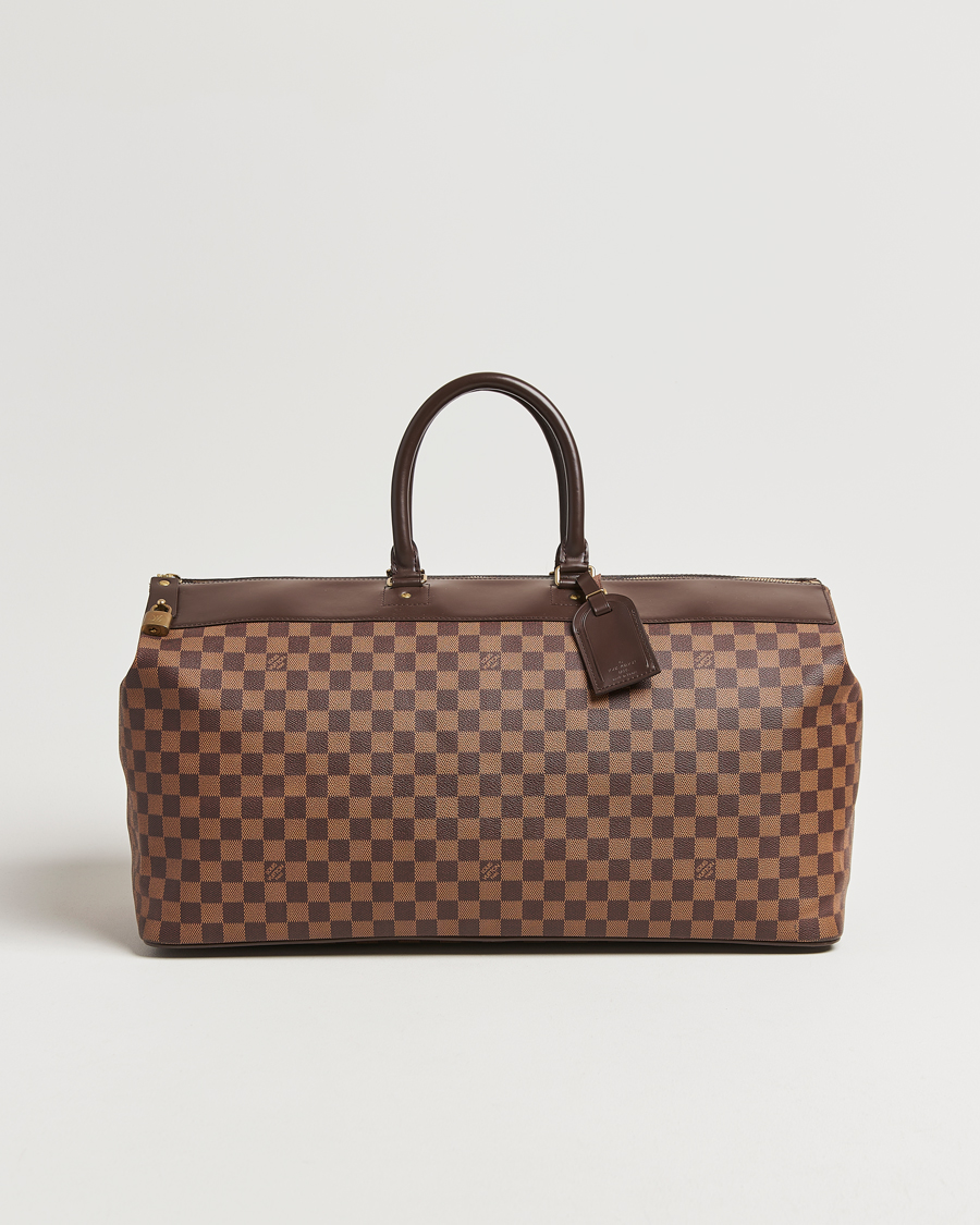 Herre | Louis Vuitton Pre-Owned Greenwich GM Travel Bag Damier Ebene | Louis Vuitton Pre-Owned | Greenwich GM Travel Bag Damier Ebene