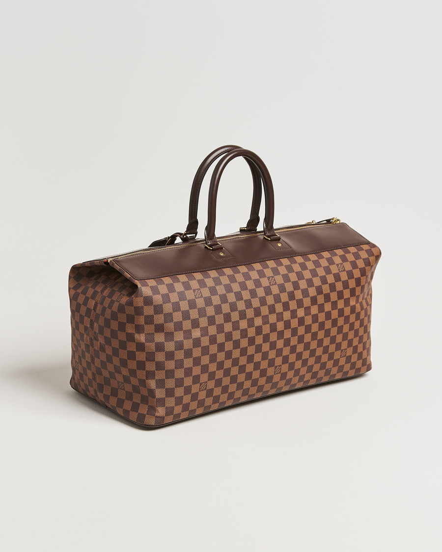 Herre | Louis Vuitton Pre-Owned Greenwich GM Travel Bag Damier Ebene | Louis Vuitton Pre-Owned | Greenwich GM Travel Bag Damier Ebene