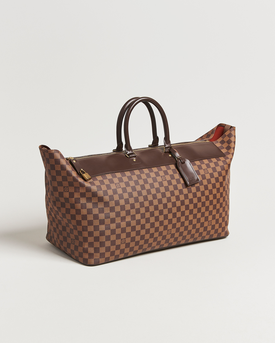 Herre | Louis Vuitton Pre-Owned Greenwich GM Travel Bag Damier Ebene | Louis Vuitton Pre-Owned | Greenwich GM Travel Bag Damier Ebene