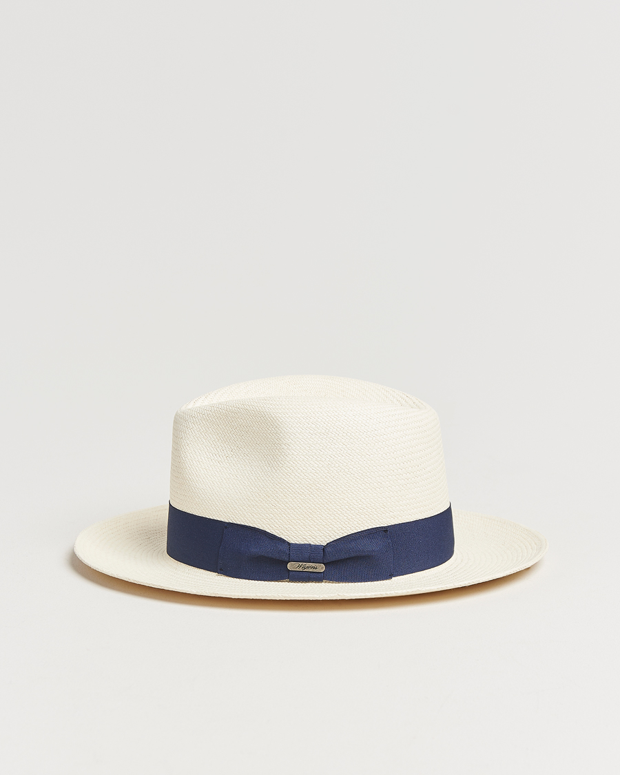 Herre | Hatte & kasketter | Wigéns | Panama Hat White/Navy
