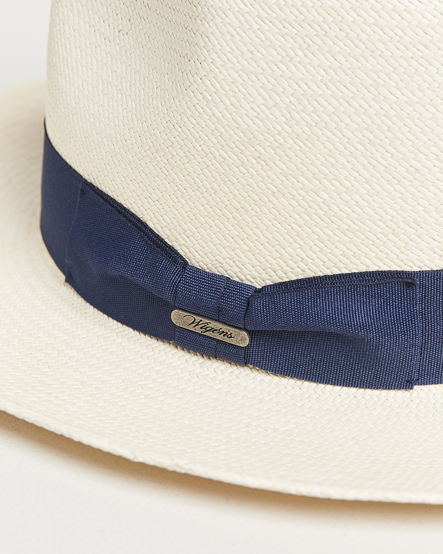 Herre | Hatte & kasketter | Wigéns | Panama Hat White/Navy
