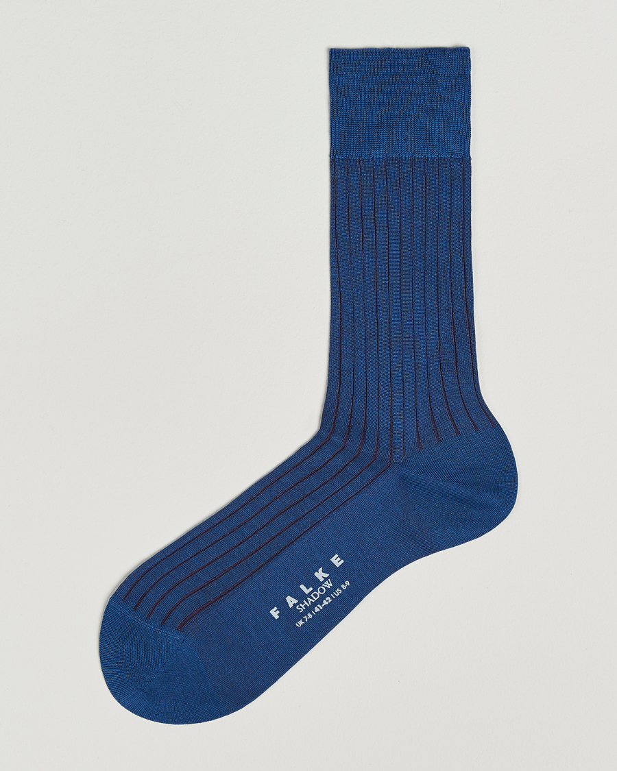 Herre | Strømper | Falke | Shadow Stripe Sock Sapphire