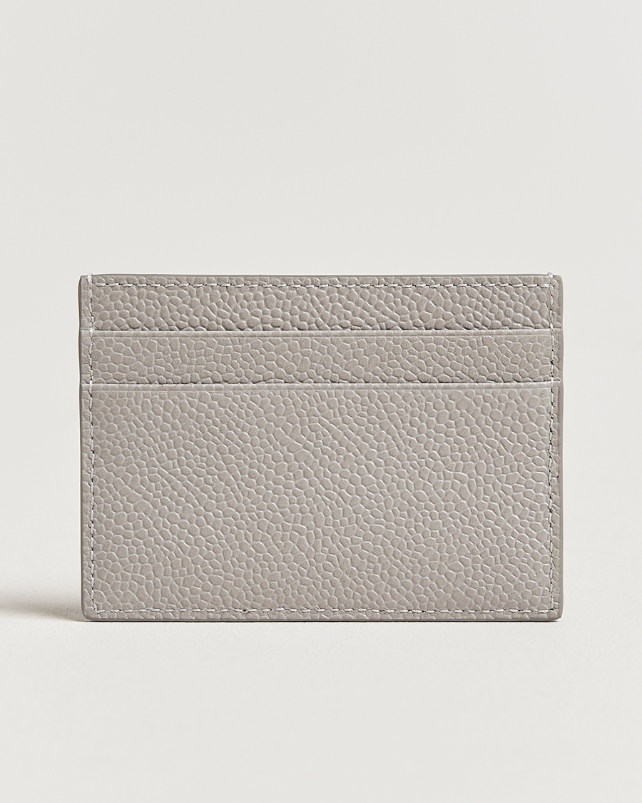 Herre | Punge | Thom Browne | Double Sided Card Holder Light Grey