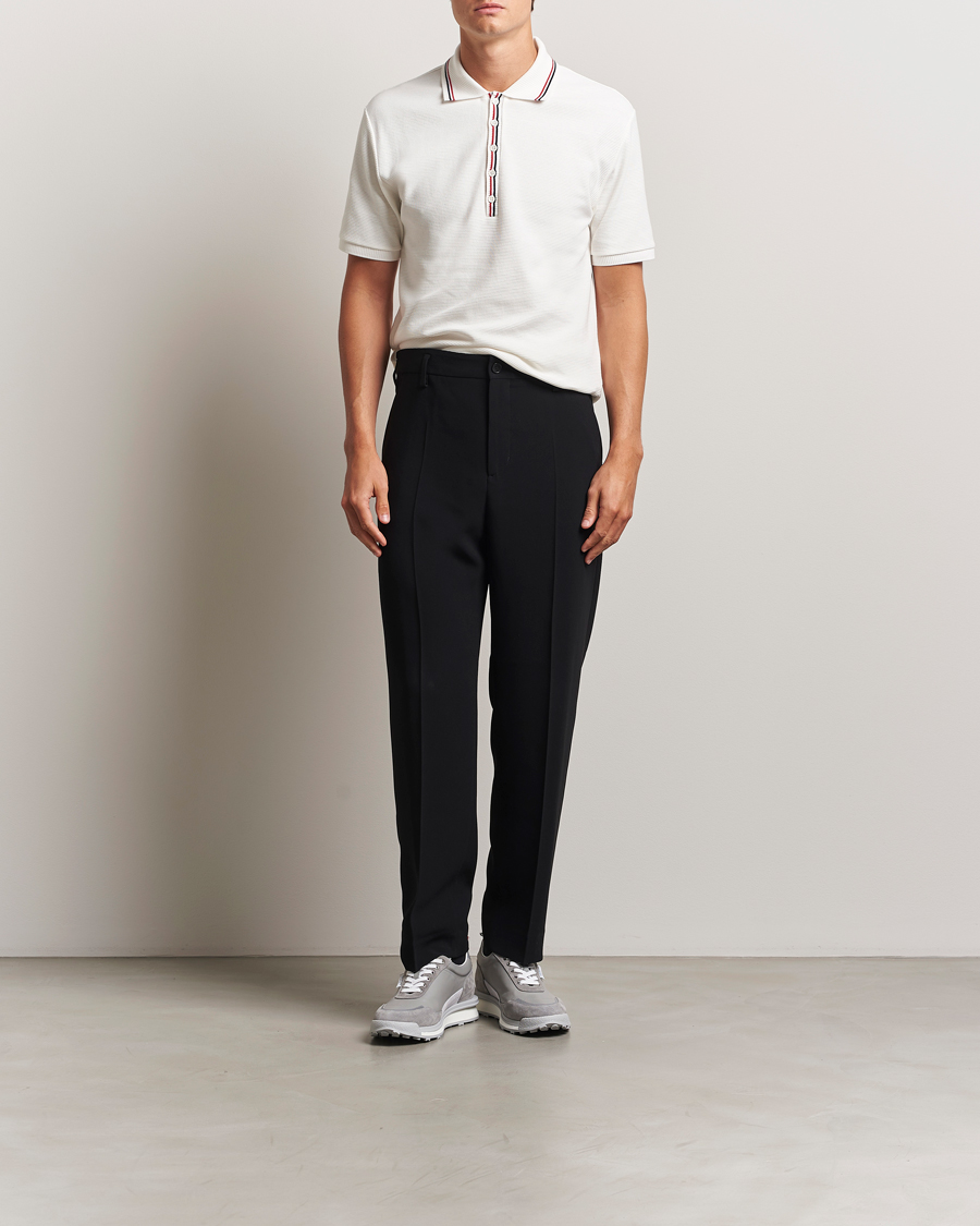 Herre | Polotrøjer | Thom Browne | Waffle Cotton Polo Natural White