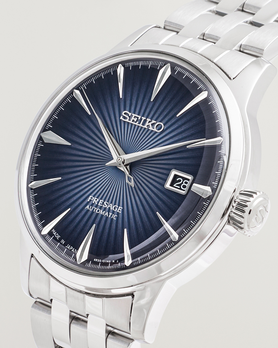Herre | Seiko Presage Automatic Steel 41mm Blue Dial | Seiko | Presage Automatic Steel 41mm Blue Dial