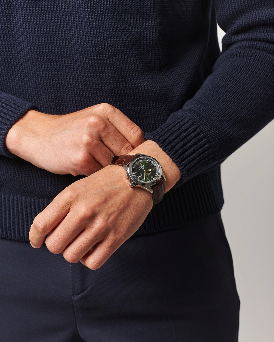 Herre | Seiko Prospex Automatic Leather 40mm Green Dial | Seiko | Prospex Automatic Leather 40mm Green Dial