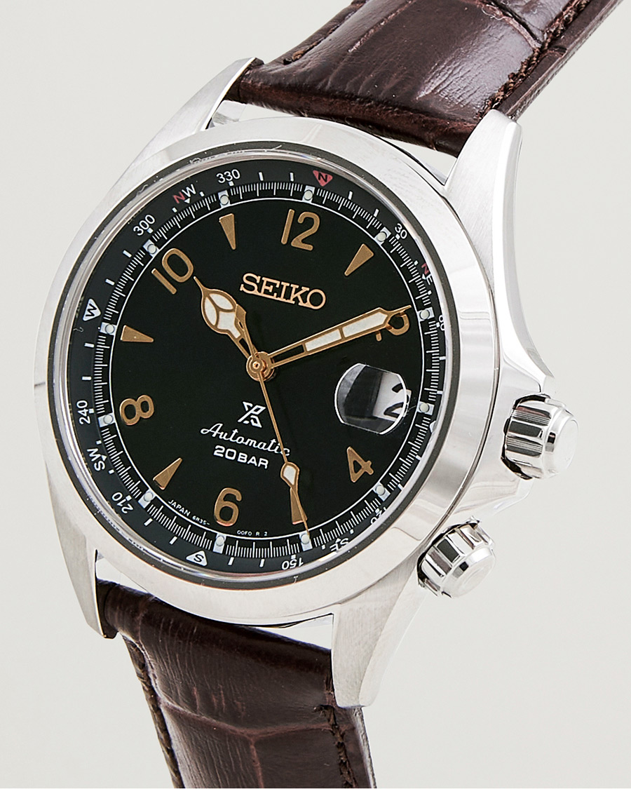 Herre | Seiko Prospex Automatic Leather 40mm Green Dial | Seiko | Prospex Automatic Leather 40mm Green Dial