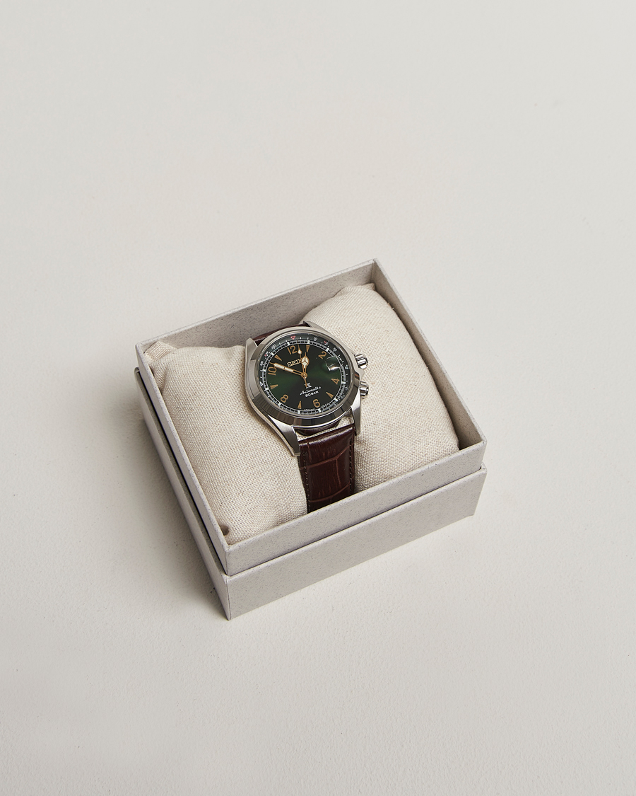Herre | Seiko Prospex Automatic Leather 40mm Green Dial | Seiko | Prospex Automatic Leather 40mm Green Dial