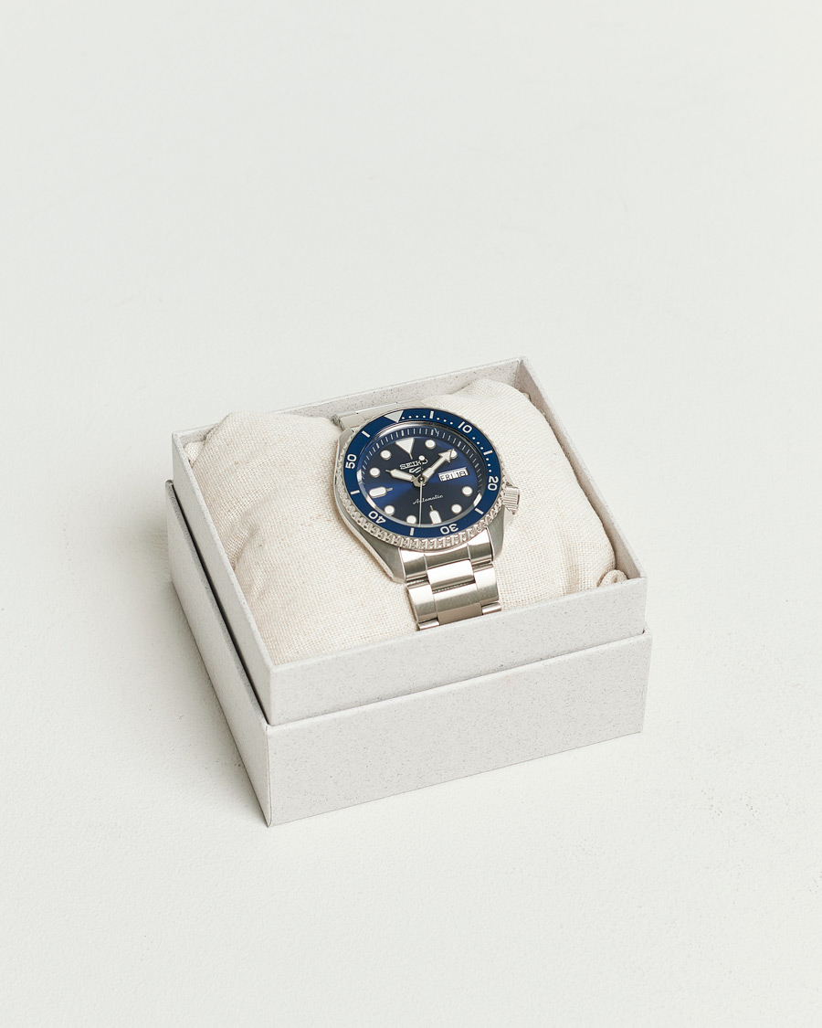 Herre | Seiko 5 Sports Automatic Diver Steel 43mm Blue Dial | Seiko | 5 Sports Automatic Diver Steel 43mm Blue Dial