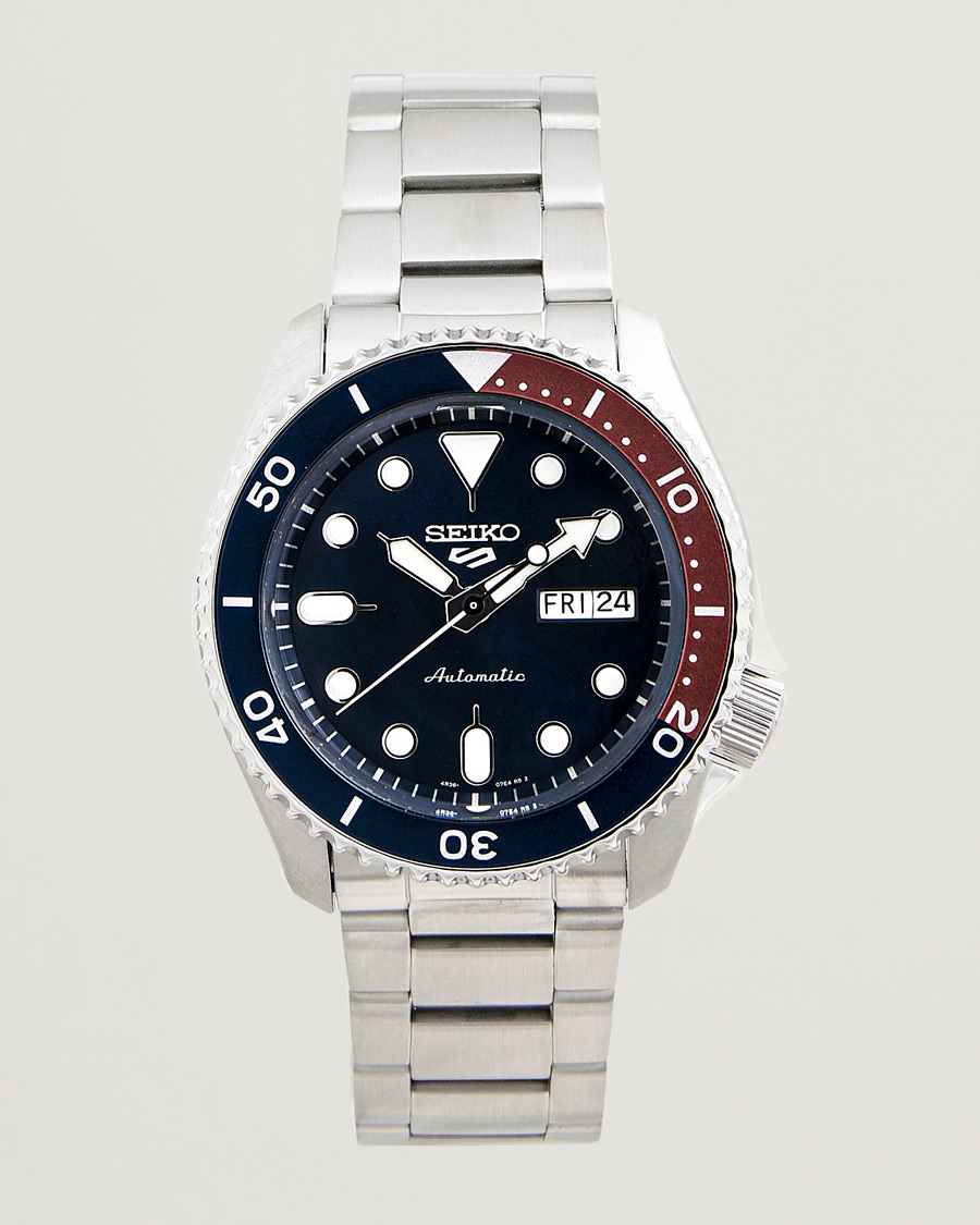 Herre | Seiko 5 Sports Automatic Diver Steel 43mm Blue Dial | Seiko | 5 Sports Automatic Diver Steel 43mm Blue Dial
