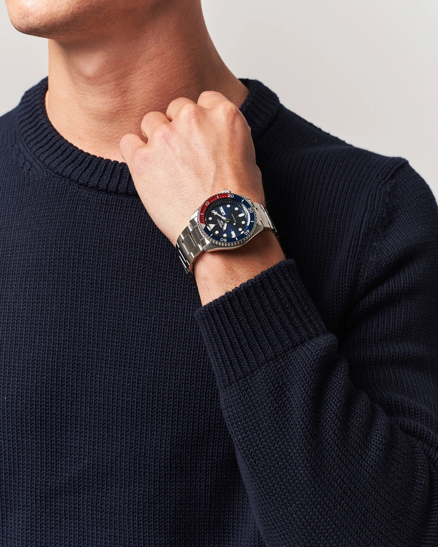 Herre | Seiko 5 Sports Automatic Diver Steel 43mm Blue Dial | Seiko | 5 Sports Automatic Diver Steel 43mm Blue Dial