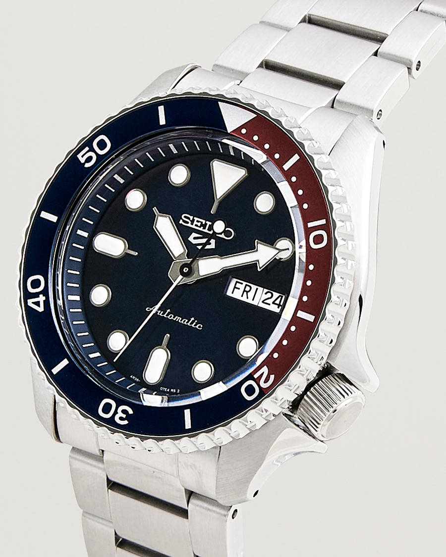 Herre | Seiko 5 Sports Automatic Diver Steel 43mm Blue Dial | Seiko | 5 Sports Automatic Diver Steel 43mm Blue Dial
