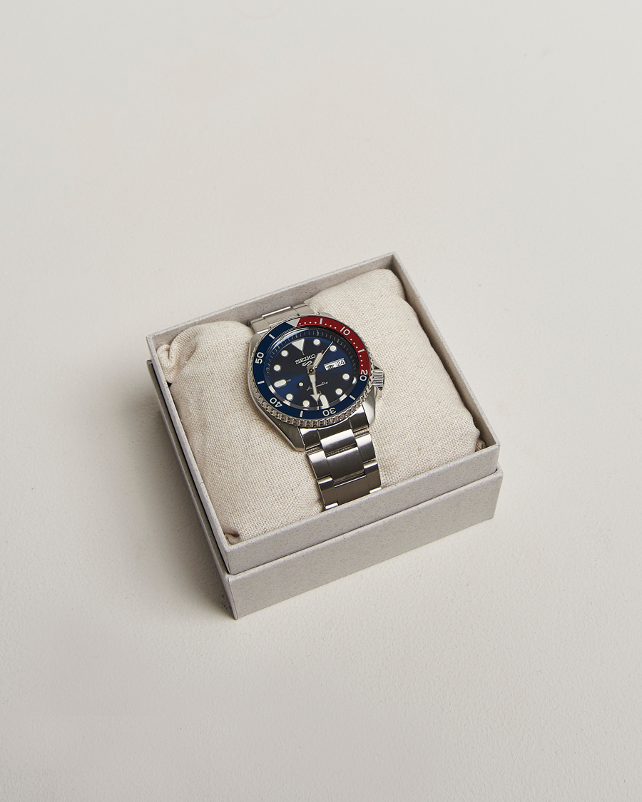 Herre | Seiko 5 Sports Automatic Diver Steel 43mm Blue Dial | Seiko | 5 Sports Automatic Diver Steel 43mm Blue Dial