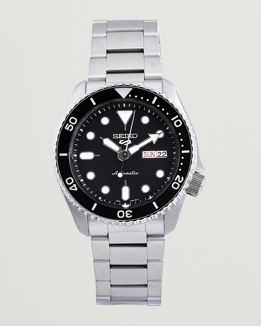 Herre | Seiko 5 Sports Automatic Diver Steel 43mm Black Dial | Seiko | 5 Sports Automatic Diver Steel 43mm Black Dial