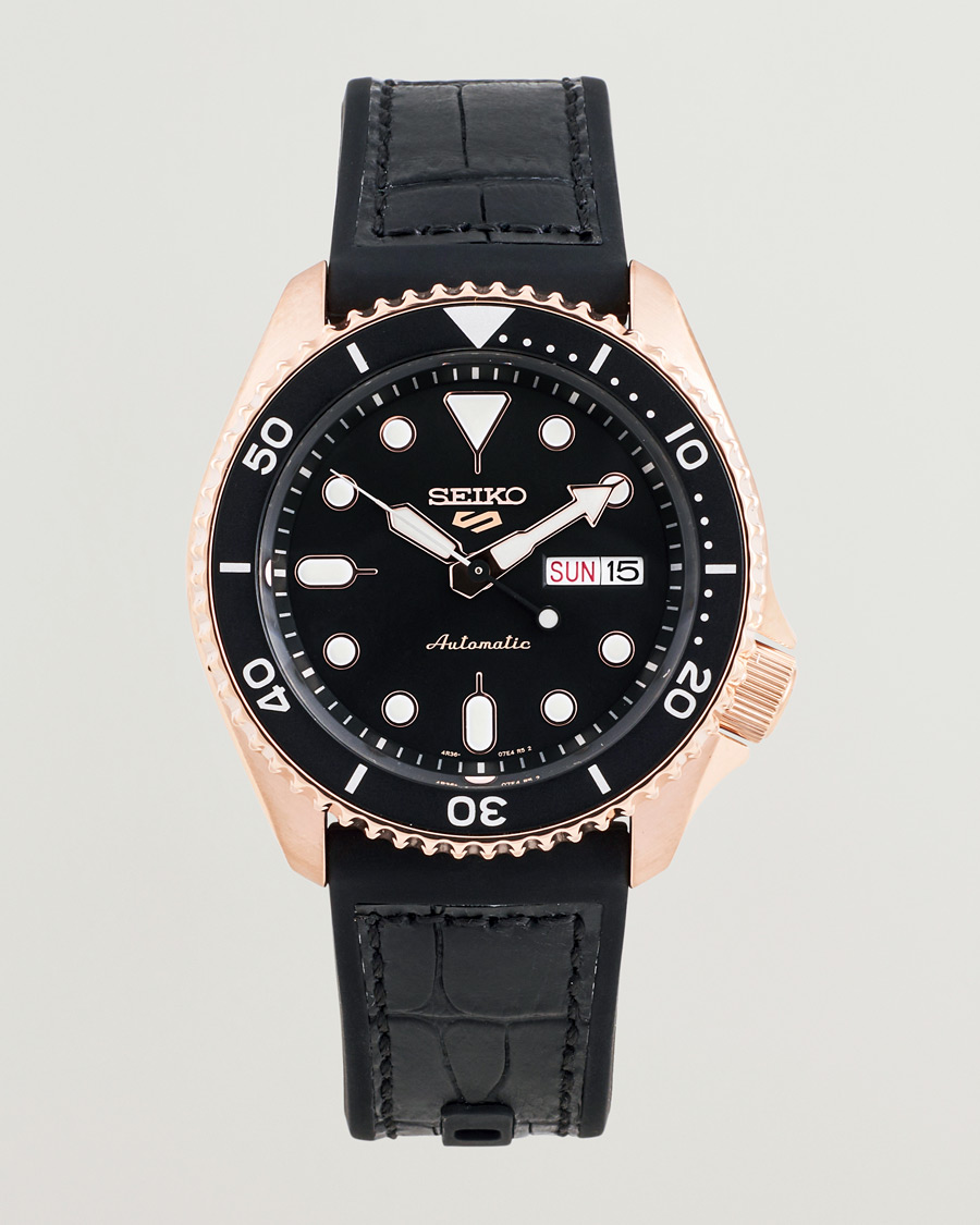 Herre | Seiko 5 Sports Automatic Diver Steel 43mm Black Dial | Seiko | 5 Sports Automatic Diver Steel 43mm Black Dial