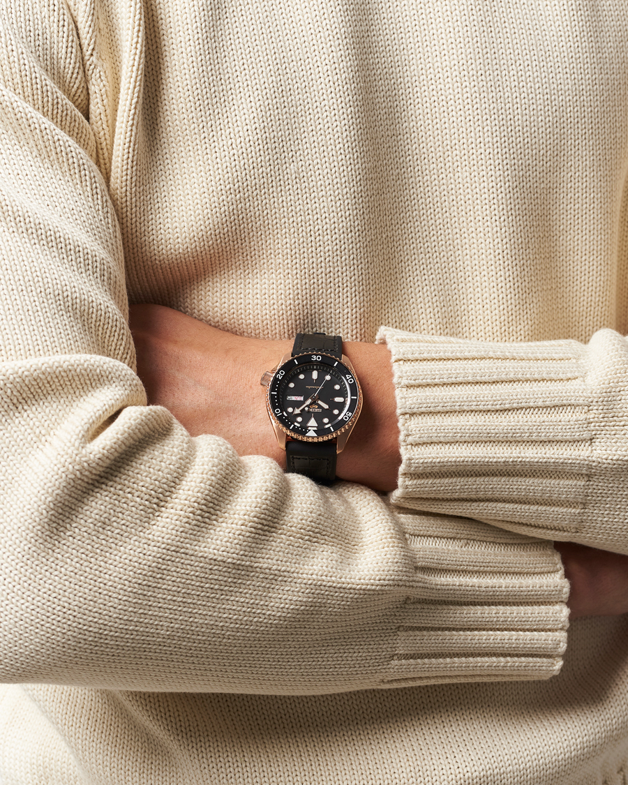 Herre | Seiko 5 Sports Automatic Diver Steel 43mm Black Dial | Seiko | 5 Sports Automatic Diver Steel 43mm Black Dial