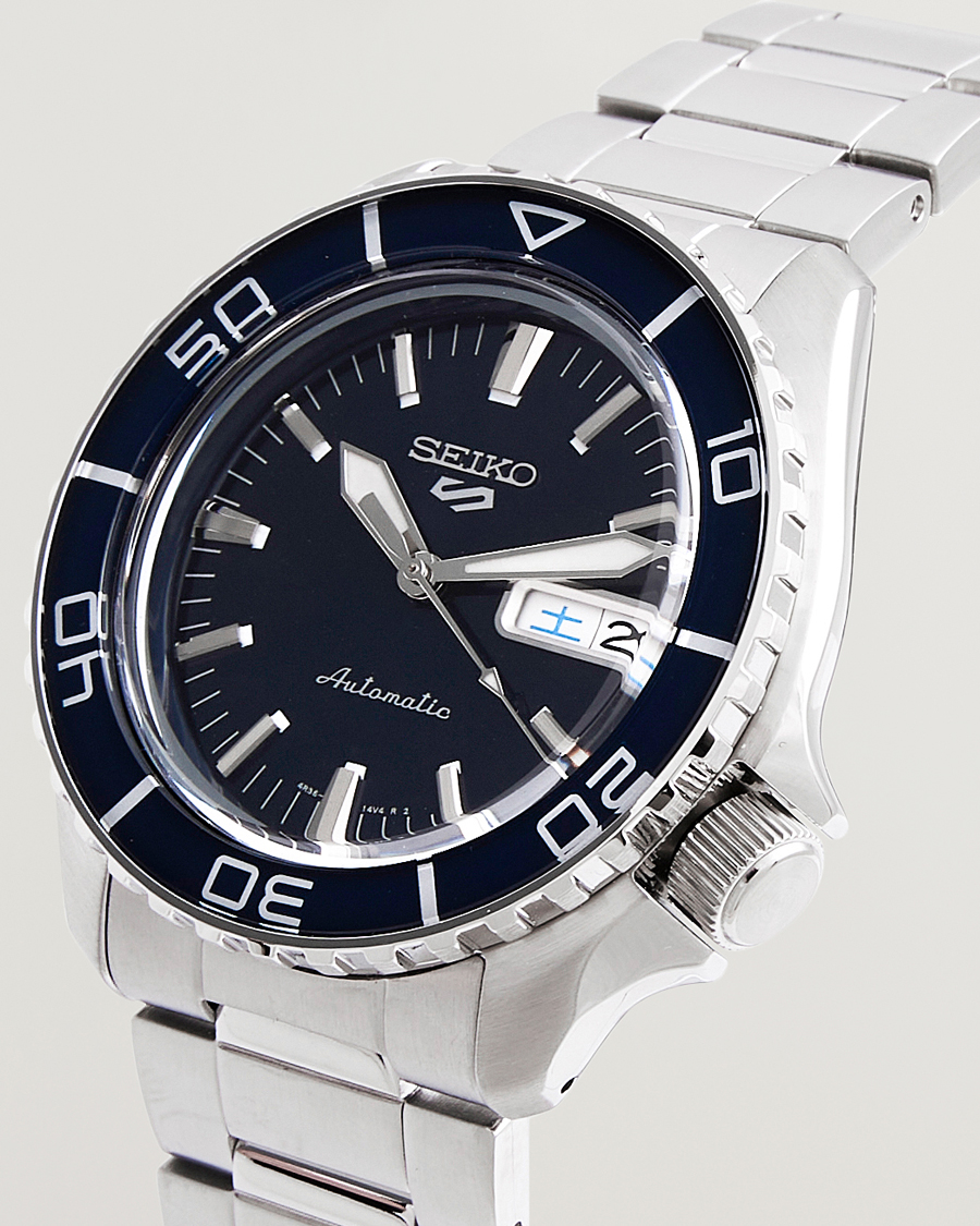 Herre | Seiko 5 Sports Automatic Diver Steel 42mm Blue Dial | Seiko | 5 Sports Automatic Diver Steel 42mm Blue Dial