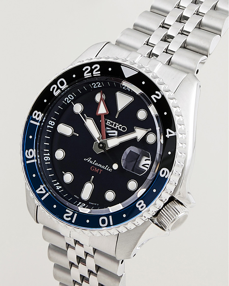 Herre | Seiko 5 Sports Automatic GMT Diver Steel 42mm Blue Dial | Seiko | 5 Sports Automatic GMT Diver Steel 42mm Blue Dial